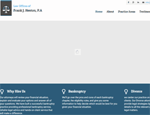 Tablet Screenshot of frankhestonlaw.com